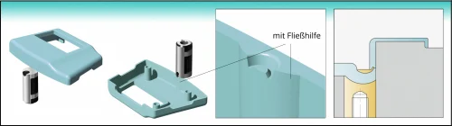 i-mold S2 Indløbsindsatse (med fordybning) - Billede 5