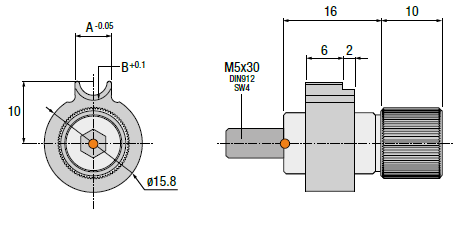 Justérbar holder til WP (CUMSA WF) - Billede 2